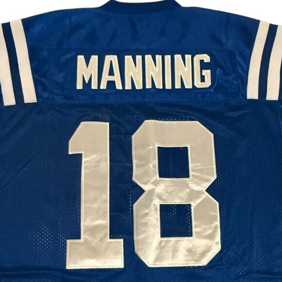 Peyton Manning Indianapolis Colts Super Bowl XLIV Jersey Reebok Onfield Size 50 - Picture 4 of 8
